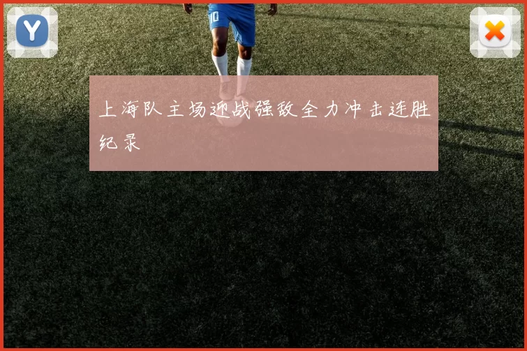 上海队主场迎战强敌全力冲击连胜纪录